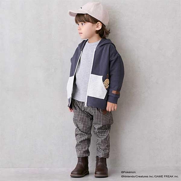 petit main プティマイン petit main 【モンポケ】ポケット刺繍パンツ