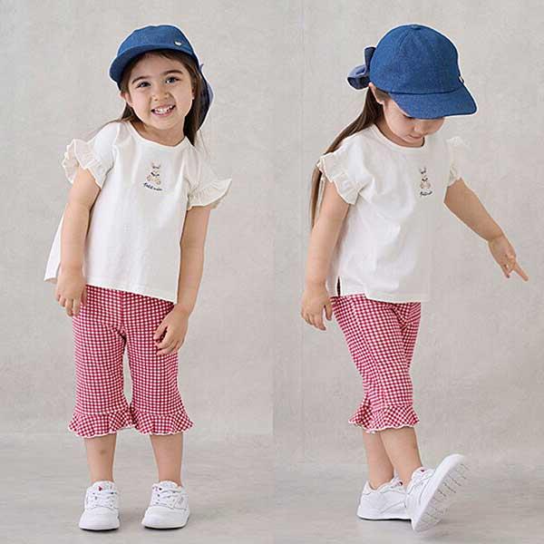 ＊*＊様 ♥美品♥petit main♥130cm♥25点♥更に新品未使用パンツ petit main プティマイン petit main 【タフニー】7分丈フリルパンツ