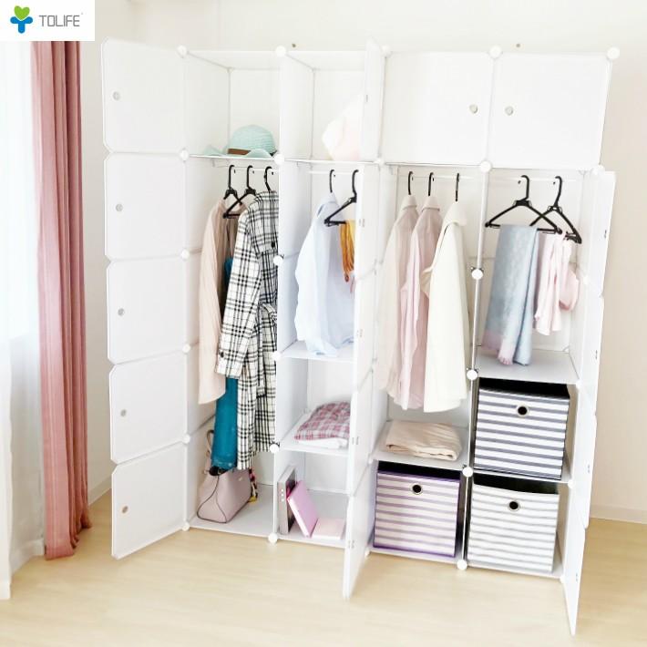 収納 クローゼット 衣装ケース 収納ボックス 組立式 Diy 5段4列扉クローゼット4つ 収納棚 ラック 押入れ収納 収納家具 ホワイト 豊広ショップ 通販 Yahoo ショッピング