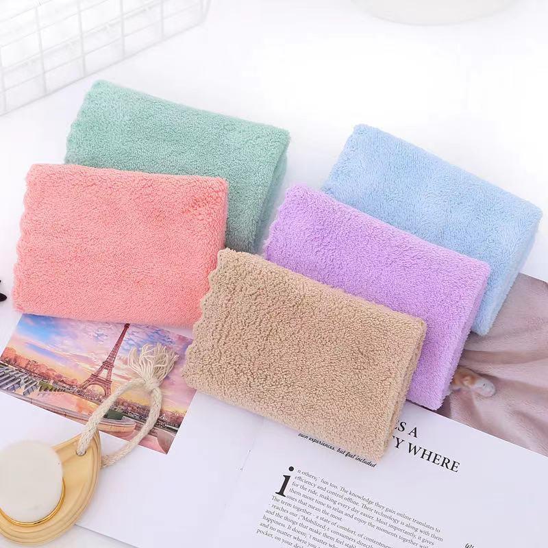 マイクロファイバーミニタオル ハンドタオル 軽い触感 速乾性 ふわふわ