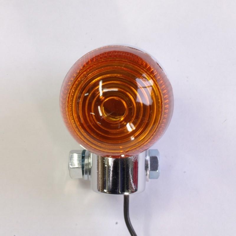 画像の２点 CGC バイク用ウィンカー 150型ウインカー シルバー/オレンジ シングル
