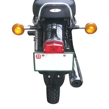 K\u0026H SR400/500  リヤフェンダー  ライセンス リブ付 R-089の画像