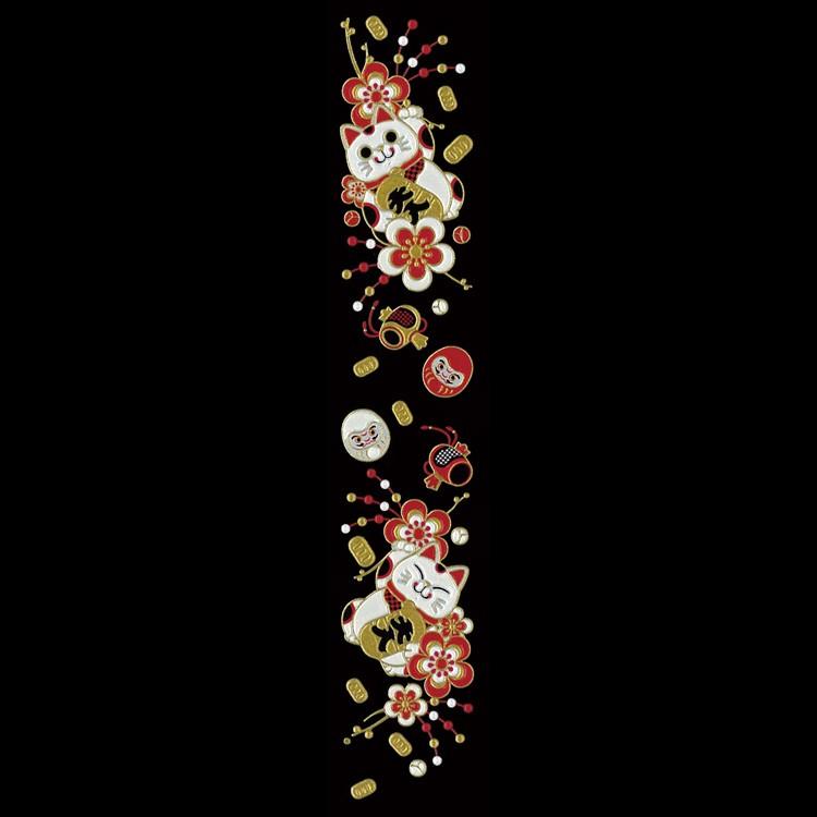 蒔絵シール 「舞妓はんの華かんざし 12月(もち花)」ステッカー 蒔絵シール 「舞妓はんの華かんざし 12月(もち花)」ステッカー