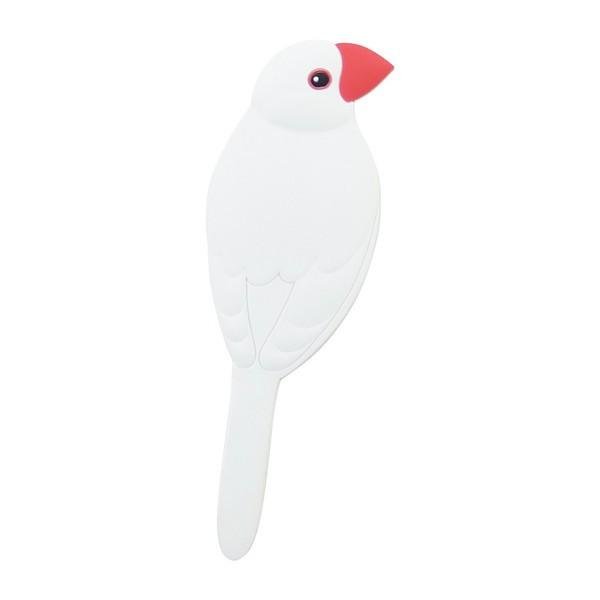 MAGNET HOOK Animal tail マグネットフック アニマルテイル【白文鳥】壁面取付型フック インテリア 壁 鳥 雑貨 かわいい 磁石｜toyolabo｜05