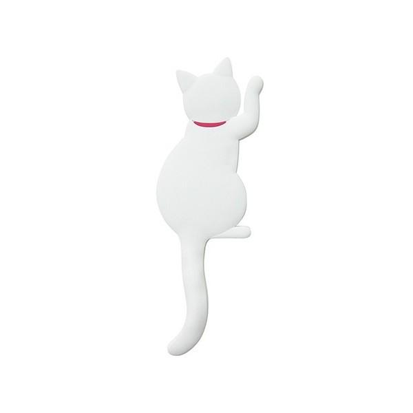 MAGNET HOOK Cat tail マグネットフック キャットテイル【シロ】ネコ
