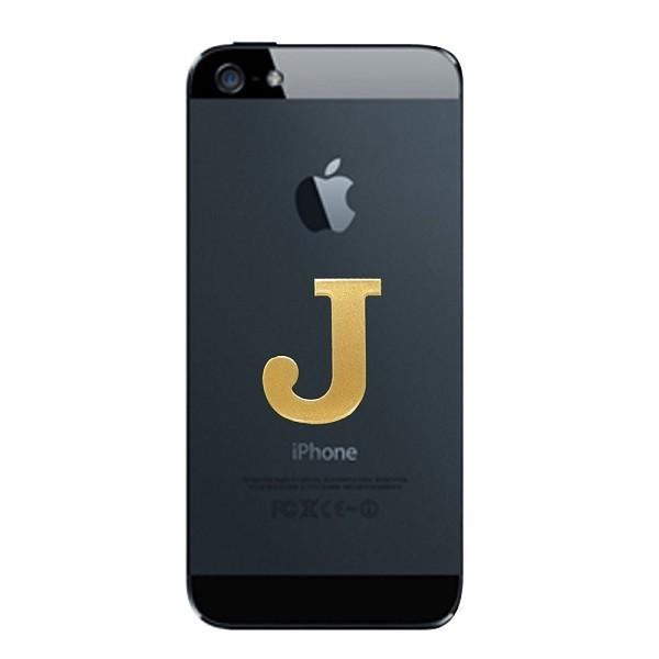 イニシャル 蒔絵シール「アルファベットJ」金 : TOYO LABO