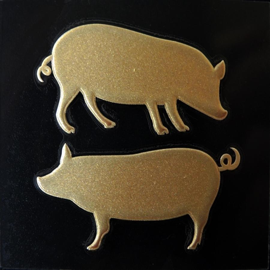 ぶた 蒔絵シール Love Animal ブタ A 金 Ms Al 05gd Toyo Labo 通販 Yahoo ショッピング