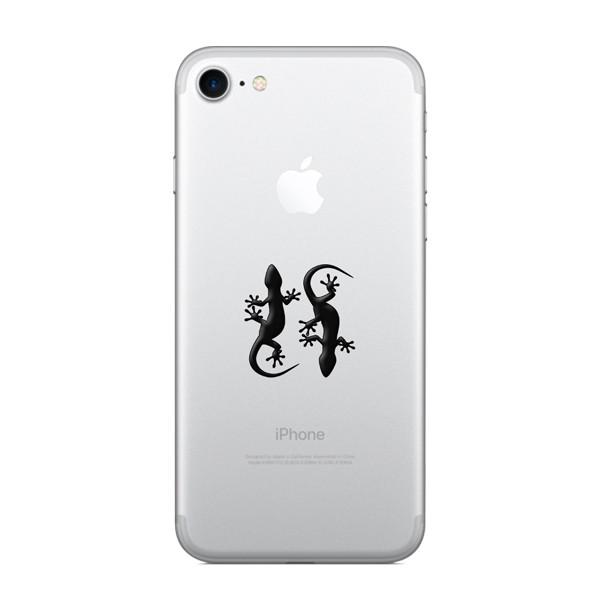 蒔絵シール love animal 「ヤモリ(ゲッコー) 黒」 : TOYO LABO