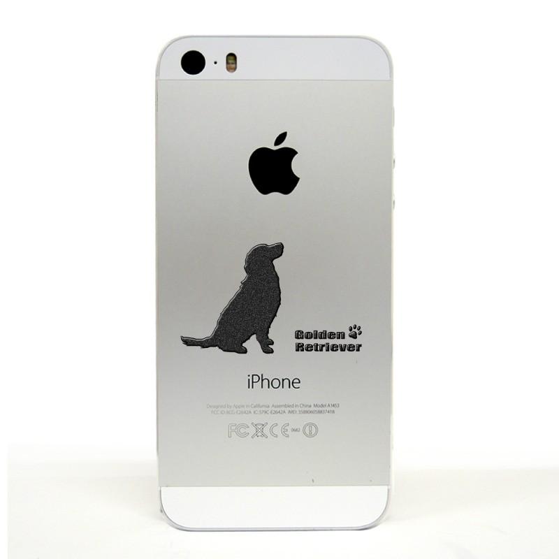 美品 hayu ゴールデンレトリバー プレート Black 犬 蒔絵シール LOVE