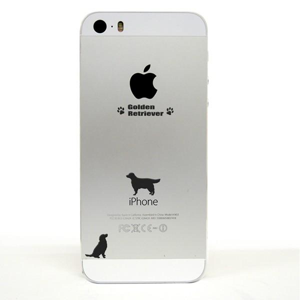 犬 蒔絵シール LOVE DOG ゴールデンレトリバー黒 （4匹） 黒 : TOYO