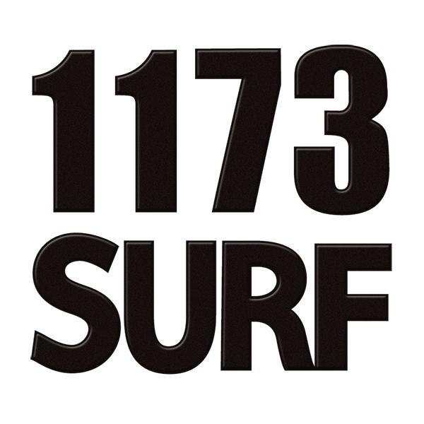 アルファベット 蒔絵シール MOJI 「1173 SURF 黒」 | 