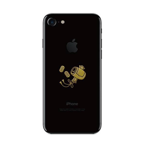 縁起物 蒔絵シール「打ち出の小槌 金 30mm」ケータイ スマホ