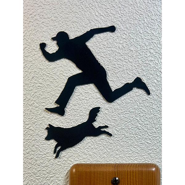 犬 ウォールステッカー 「DOG LI FE+ ドッグライフ+」（ボーダーコリー（ジャンプ）） スイッチ ステッカー WSDOG40STOYO LABO 通販 Yahoo!ショッピング