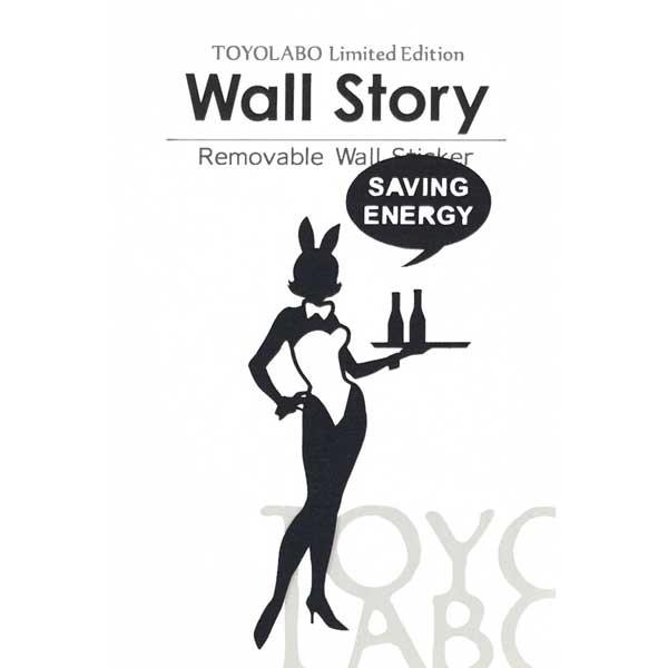 ウォールステッカー 「Sexy girl セクシーガール」（バニーガール