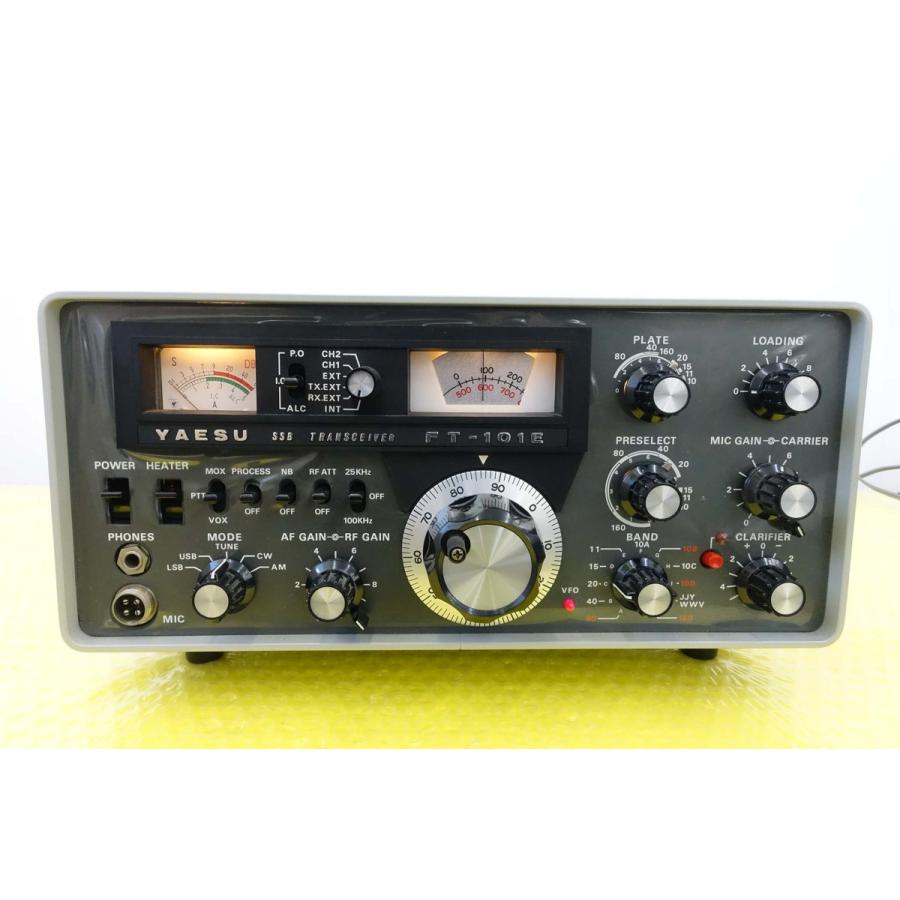 FT101E【YAESU】HF(SSB,CW,AM)100W トランシーバー 後世に残して下さい 超美品 20210323001トヨ