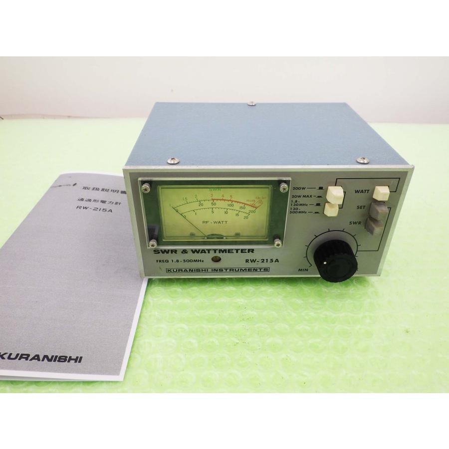 クラニシ　RW-215A　V.SWR計 クラニシ RW-215A V.SWR計 - メルカリ