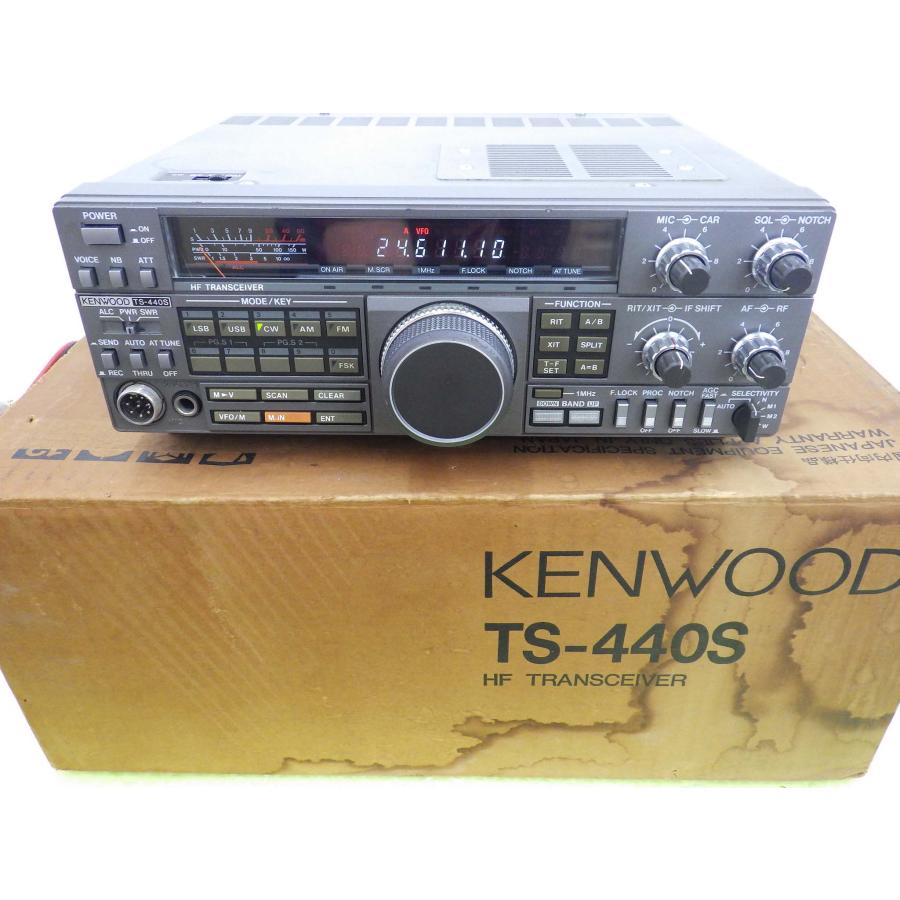 【動作品・美品】KENWOOD TS-440S 100W TS-440S【KENWOOD】HF（オールモード）100W オートアンテナ
