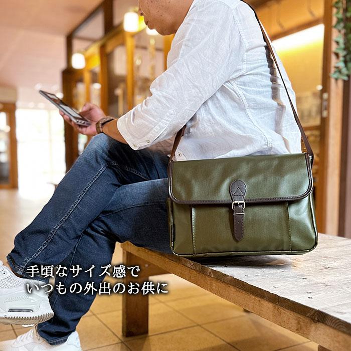 平野鞄 世界に誇る職人技 ショルダーバッグ メンズ 撥水 軽量 豊岡 A4 