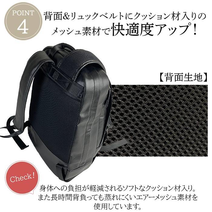 平野鞄 世界に誇る職人技 リュックサック デイパック 馬革 本革 メンズ レディース カジュアル 街持ち通勤 通学 大学生 軽量_7