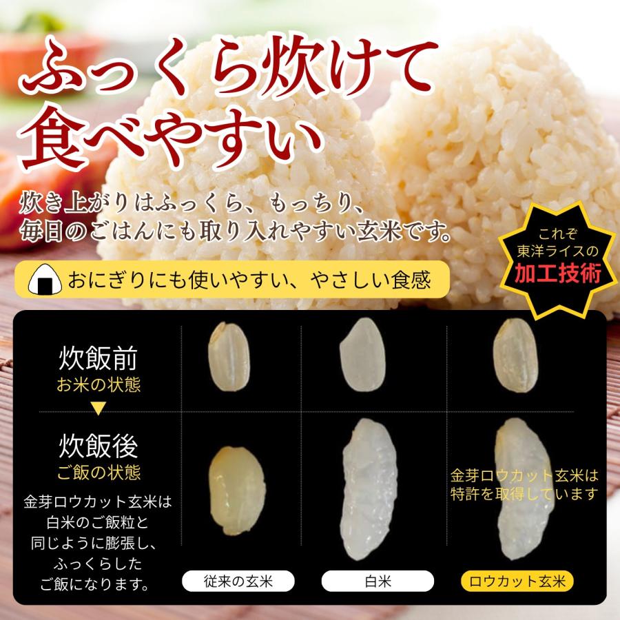 金芽ロウカット玄米 公式ストア【無洗米】金芽ロウカット玄米8kg (2kg