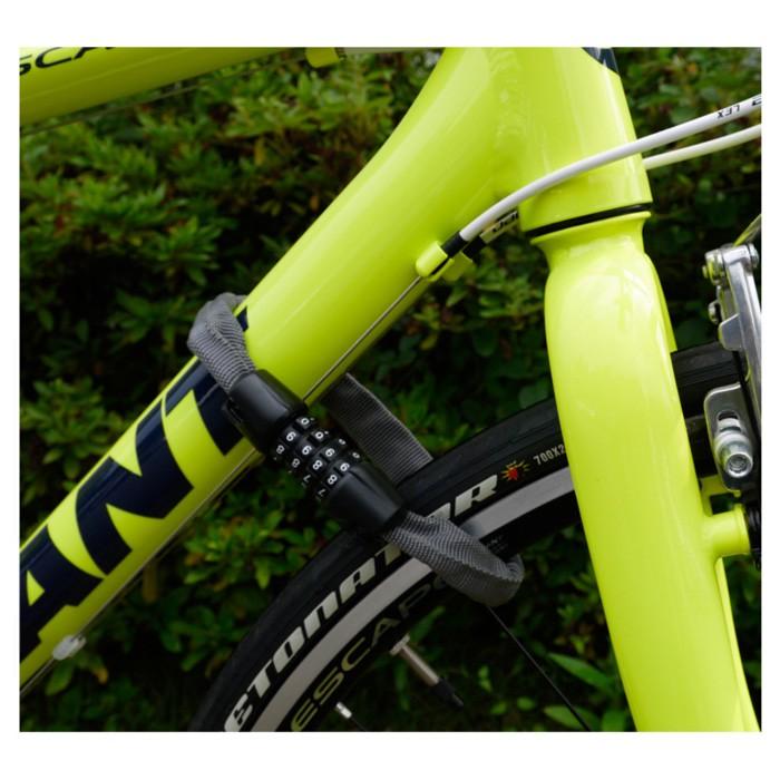 ニッコー（NIKKO） 自転車 鍵 可変ダイヤル式チェーンロック NIKKO 