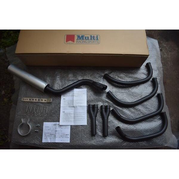 cbx マフラー 4-2-1 新品 CBX400F エルサウンド4-2-1マフラーメッキ 8分割