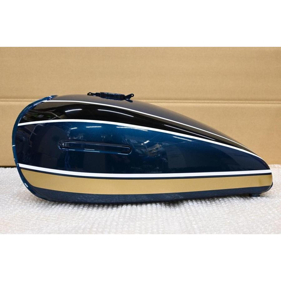 K-073 新品 Z1 Z2 750RS ロングピッチ 青玉虫 ガソリンタンク K-073 新品 Z1 Z2 750RS ロングピッチ 青玉虫 ガソリンタンク