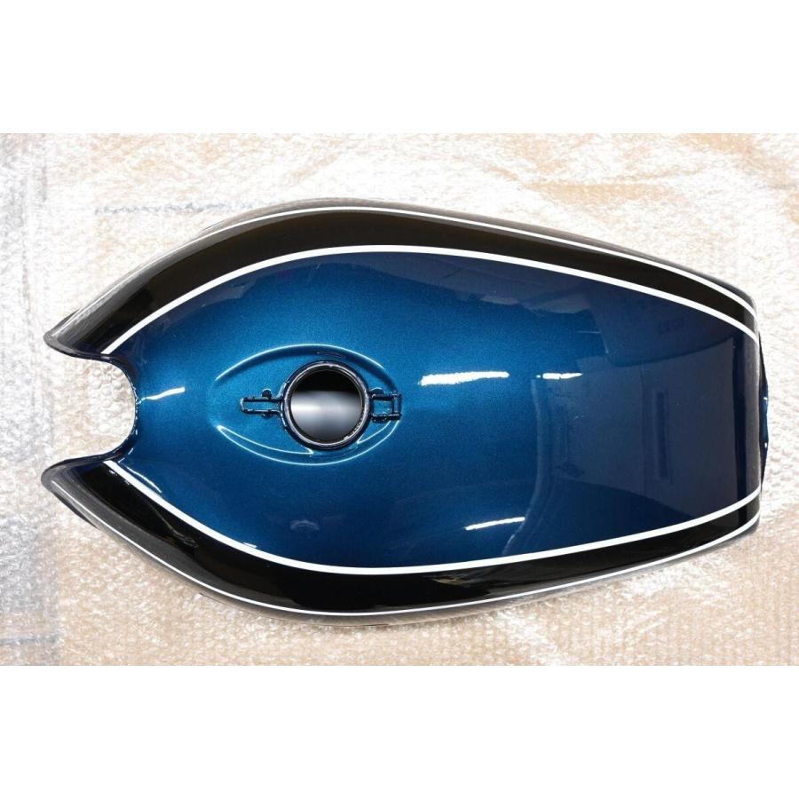 K-073 新品 Z1 Z2 750RS ロングピッチ 青玉虫 ガソリンタンク K-073 新品 Z1 Z2 750RS ロングピッチ 青玉虫 ガソリンタンク