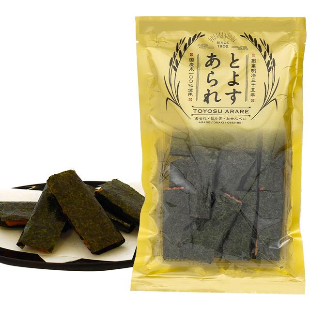 公式 とよすあられ 国産米使用 海苔長方×10袋入 ※送料無料 手提袋添付 