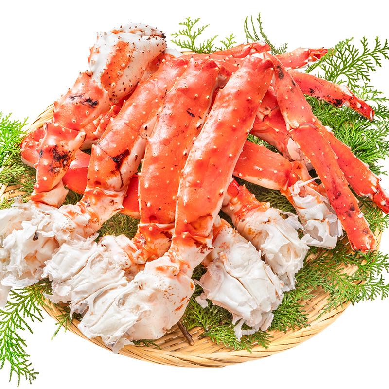 タラバガニ たらばがに 4kg 極太9Lサイズ 冷凍総重量 2kg 前後×2肩