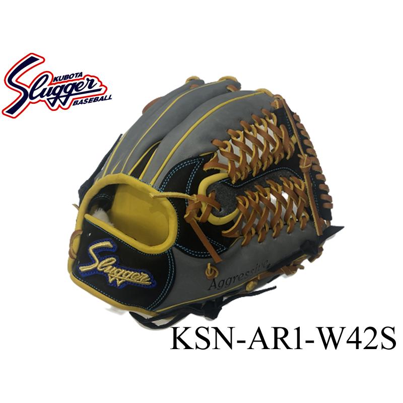 久保田スラッガー 軟式グローブ 内野手用オーダーグローブ Dグレー×ブラック×Gイエロー KSN-AR1-W42S :KSN-AR1-W42S:豊田 アサヒスポーツ - 通販 - Yahoo!ショッピング