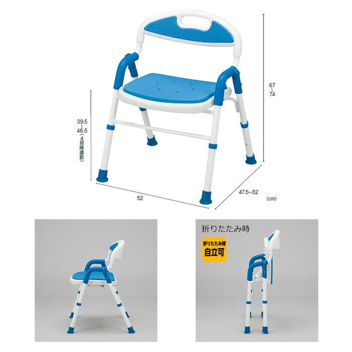 未使用品 介護 風呂用椅子 バスチェア（パープル） ギフト 敬老の日 プレゼント 入浴いす シャワーチェア 介護 風呂