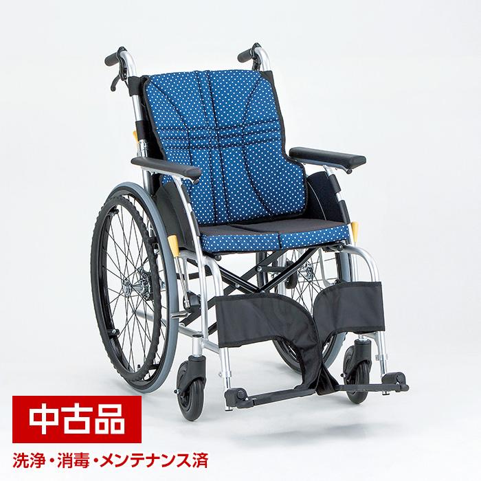 中古】日進医療器 NA-U1 自走 車椅子 車いす 40cm幅 エアリー仕様