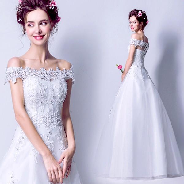 ウェディングドレス エンパイア aラインドレス 安い ウエディングドレス 二次会 花嫁 パーティードレス 披露宴 ブライダル 結婚式 ロングドレス wedding dress