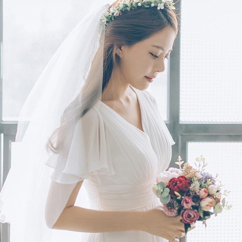 ウエディングドレス 袖あり 白 安い 結婚式 Aライン 二次会 ロングドレス 花嫁 ブライダル 大きいサイズ パーティードレス 海外挙式 演奏会 披露宴 Azhs180 トヨワストア 通販 Yahoo ショッピング