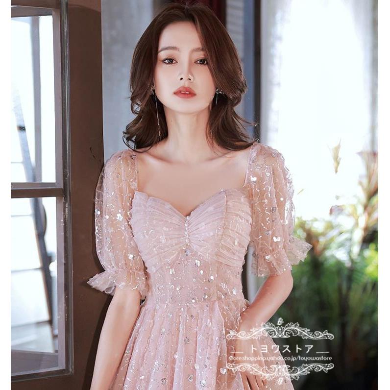 通販専売 パーティードレス イブニングドレス 誕生日 ドレス