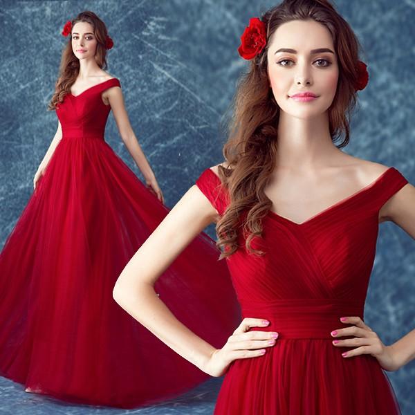 安心の抵抗付 カラードレス 赤 安い パーティードレス 演奏会 結婚式 Aラインドレス 二次会 花嫁 ロングドレス 発表会 ブライズメイドドレス ロング 披露宴 フォーマルドレス 共同購入価格 Www Superavila Com