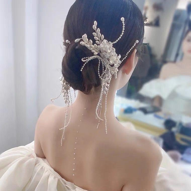 ⭐︎本日セール⭐︎ 結婚式 シルバー ヘッドドレス ヘアアクセサリー