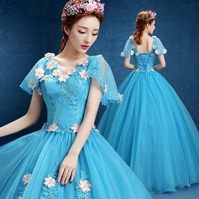 カラードレス 演奏会 安い ロングドレス コンサート 青 パーティードレス 発表会 ウェディングカラードレス ボレロ 二次会 プリンセス 結婚式 ステージ衣装 Csppq217 トヨワストア 通販 Yahoo ショッピング