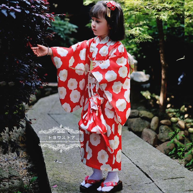 女の子浴衣セット 子供 浴衣 帯 帯止め 巾着袋 セット キッズ浴衣 和装 