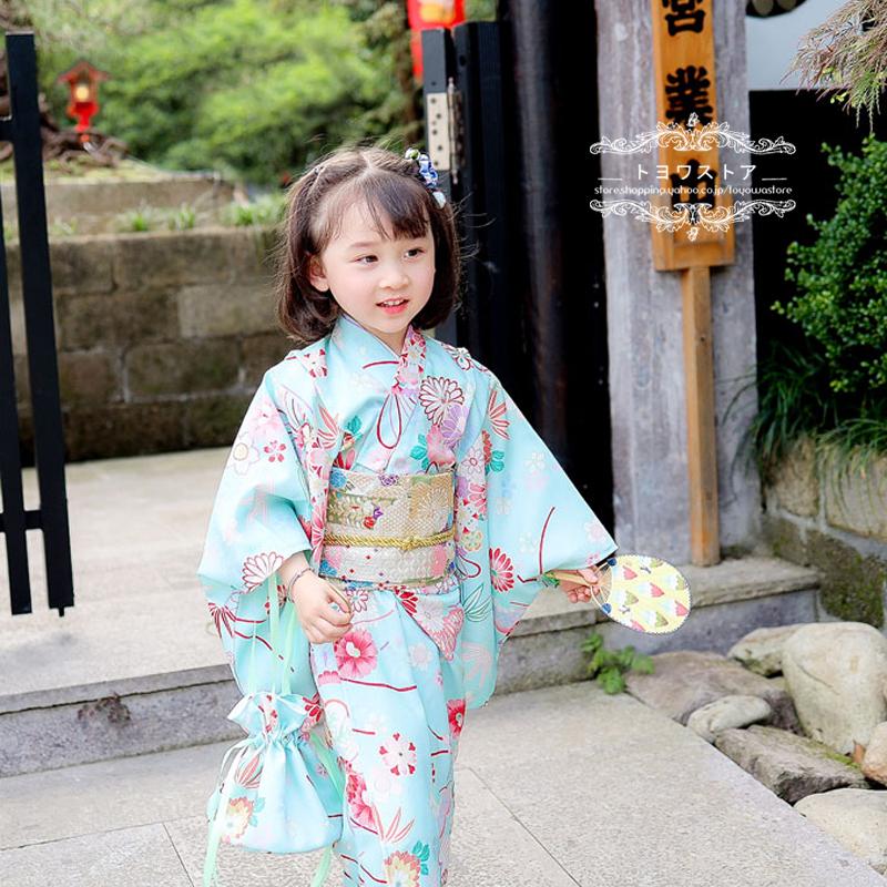 浴衣 帯 帯留め 巾着袋セット 子供 女の子 浴衣 キッズ浴衣 和装 和服 