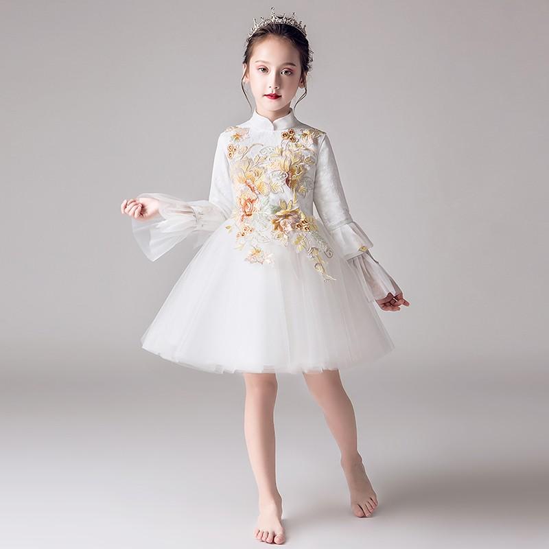 子供ドレス ピアノ発表会 結婚式 ワンピース 袖あり フォーマル ミニ 格安 フラワーガール パーティー 七五三 入学式 演奏会 Www Alliance Gloves Ru