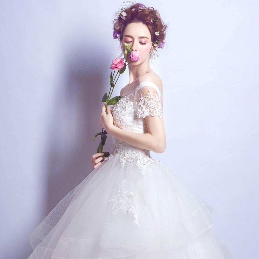 ウエディングドレス 半袖 二次会 ウェディングドレス 結婚式 安い プリンセスライン エンパイア 花嫁 ドレス 披露宴 ロングドレス ブライダル Wedding Dress Gzppq028 トヨワストア 通販 Yahoo ショッピング