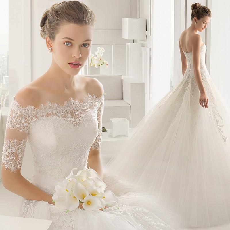 ウエディングドレス 安い 半袖 ボレロ 二次会 ウェディングドレス 結婚
