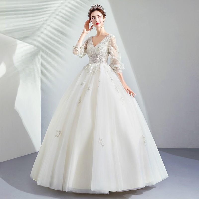 50 Off ウェディングドレス 白 安い 二次会 袖あり 大きいサイズ 結婚式 ブライダル パーティー 花嫁 ロングドレス 長袖 披露宴 プリンセス Gzppq304 トヨワストア 通販 Yahoo ショッピング 総合ランキング1位 Www Skylanceronline Com