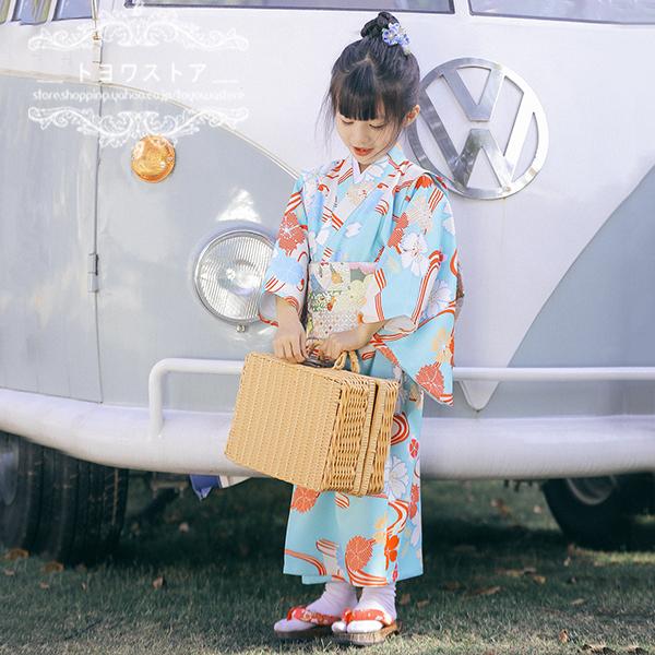 子供浴衣 キッズ浴衣 和装 和服 浴衣単品 子供 キッズ かわいい おしゃれ 夏祭り お祭り おまつり 花火大会 七五三 送料無料 Hf002 トヨワストア 通販 Yahoo ショッピング