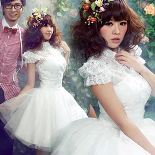 ミニドレス 白 韓国 二次会 ウェディングミニドレス 結婚式 安い 花嫁 ウエディングドレス 半袖 パーティードレス 演奏会 ミニドレス コンサート 発表会 Mnhs045 トヨワストア 通販 Yahoo ショッピング