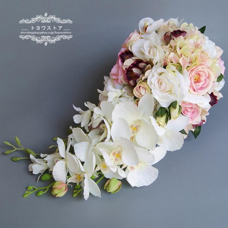 最大97 オフ ウェディングブーケ 結婚式 ブーケ 安い 花嫁 披露宴 送料無料 前撮り おしゃれ 造花 ブライダルブーケ 手作り Newデザイン