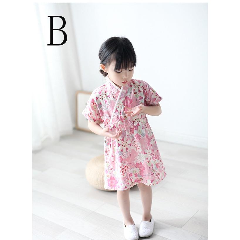 子供パジャマ ルームウェア 90 130cm 浴衣 湯着 ワンピース 花火大会 温泉旅行 寝間着 部屋着 可愛い ナイトウェア 綿 春夏 半袖 女の子 Ty076 トヨワストア 通販 Yahoo ショッピング