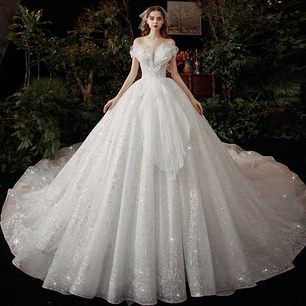 第1位獲得 ウエディングドレス 安い 花嫁 ドレス 二次会 プリンセス 結婚式 披露宴 ブライダル ロングドレス エンパイア Wedding Dress 大きいサイズ 新品 全品送料無料 Www Thedailyspud Com